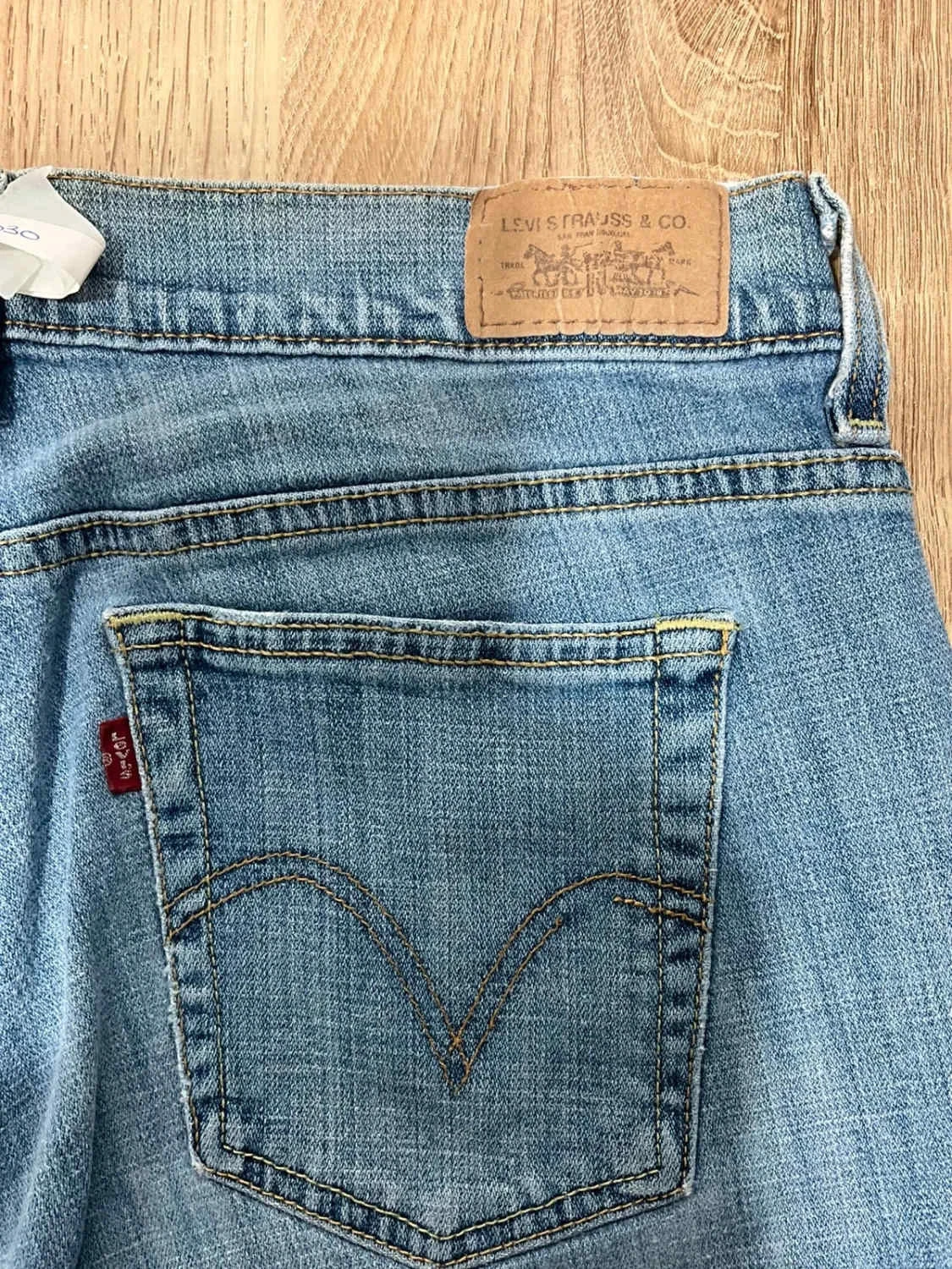Jean Levi's 515 Boot Cut Taille 12 Long Vintage Bleu Clair Lvf 030 – photo 10
